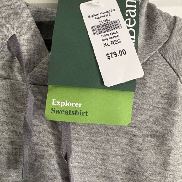 Mens explorer Pullover Hooded Sweatshirt XL - Picture 11 of 11